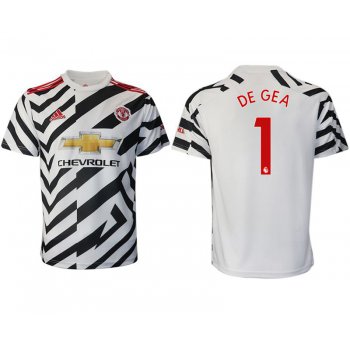 Men 2020-2021 club Manchester United away aaa version 1 white Soccer Jerseys