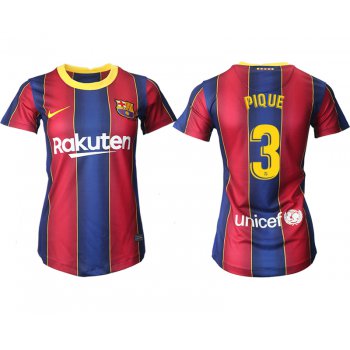 Women 2020-2021 Barcelona home aaa version 3 red Soccer Jerseys
