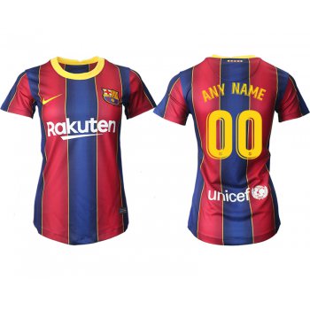 Women 2020-2021 Barcelona home aaa version customized red Soccer Jerseys