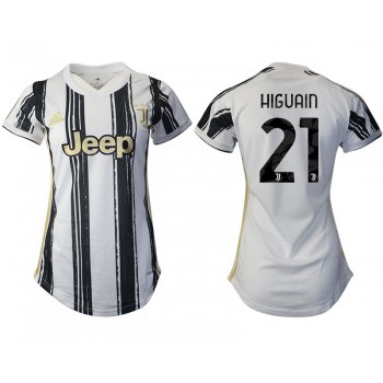Women 2020-2021 Juventus home aaa version 21 white Soccer Jerseys