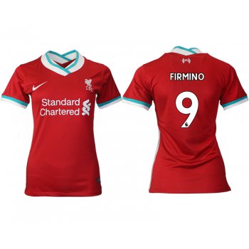 Women 2020-2021 Liverpool home aaa version 9 red Soccer Jerseys