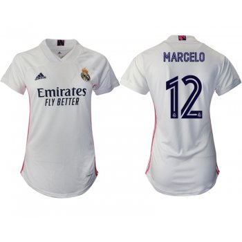 Women 2020-2021 Real Madrid home aaa version 12 white Soccer Jerseys