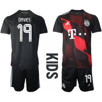 2021 Bayern Munich away youth 19 soccer jerseys