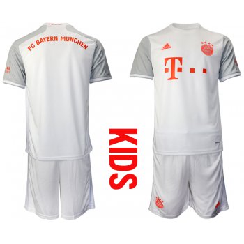 Youth 2020-2021 club Bayern Munich away blank white Soccer Jerseys