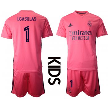 Youth 2020-2021 club Real Madrid away 1 pink Soccer Jerseys