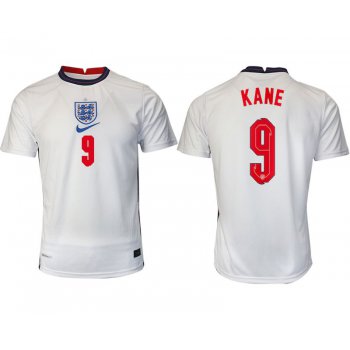 Men 2020-2021 European Cup England home aaa version white 9 Nike Soccer Jersey