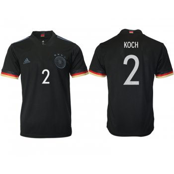 Men 2021 Europe Germany away AAA version 2 black soccer jerseys