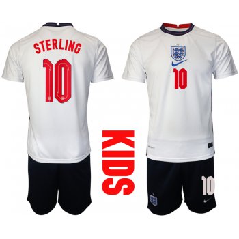 2021 European Cup England home Youth 10 soccer jerseys