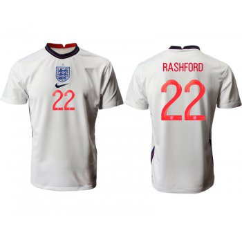 Men 2021 Europe England home AAA version 22 white soccer jerseys