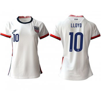 Women 2020-2021 Season National Team America home aaa 10 white Soccer Jerseys
