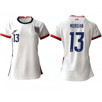 Women 2020-2021 Season National Team America home aaa 13 white Soccer Jerseys
