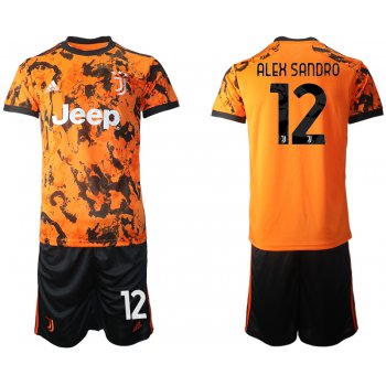 Men 2020-2021 club Juventus Second away 12 orange Soccer Jerseys