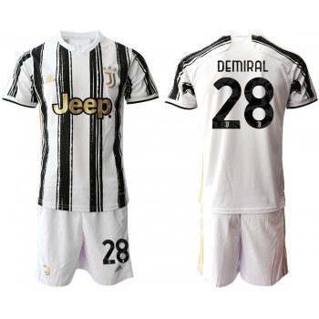 Men 2020-2021 club Juventus home 28 white black Soccer Jerseys