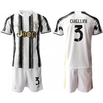 Men 2020-2021 club Juventus home 3 white black Soccer Jerseys