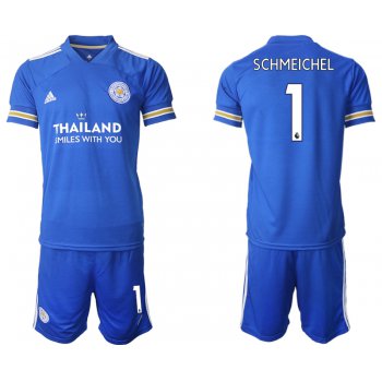 Men 2020-2021 club Leicester City home 1 blue Soccer Jerseys