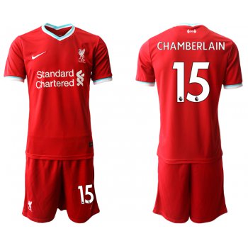Men 2020-2021 club Liverpool home 15 red Soccer Jerseys