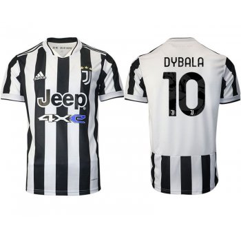 Men 2021-2022 Club Juventus home aaa version white 10 Adidas Soccer Jerseys
