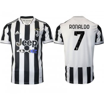 Men 2021-2022 Club Juventus home aaa version white 7 Adidas Soccer Jersey