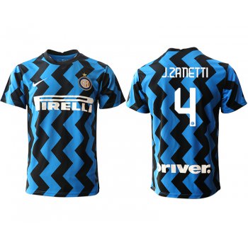 Men 2020-2021 club Inter Milan home aaa versio 4 blue Soccer Jerseys