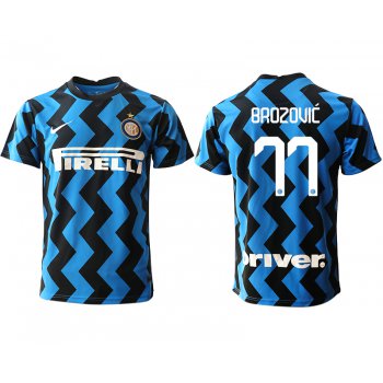 Men 2020-2021 club Inter Milan home aaa versio 77 blue Soccer Jerseys