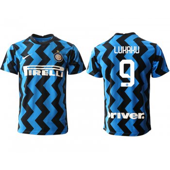 Men 2020-2021 club Inter Milan home aaa versio 9 blue Soccer Jerseys