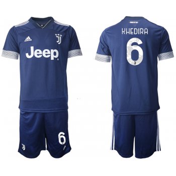 Men 2020-2021 club Juventus away 6 blue Soccer Jerseys