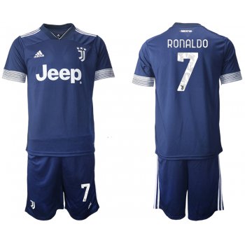 Men 2020-2021 club Juventus away 7 blue Soccer Jerseys
