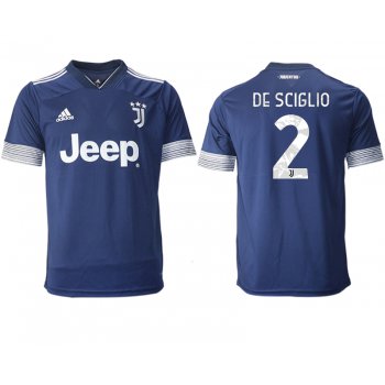 Men 2020-2021 club Juventus away aaa version 2 blue Soccer Jerseys