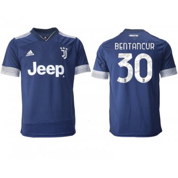 Men 2020-2021 club Juventus away aaa version 30 blue Soccer Jerseys