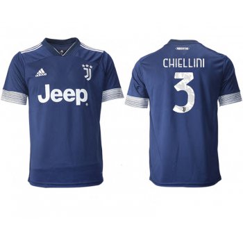 Men 2020-2021 club Juventus away aaa version 3 blue Soccer Jerseys
