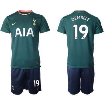 Men 2020-2021 club Tottenham away 19 green Soccer Jerseys