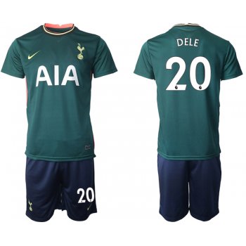 Men 2020-2021 club Tottenham away 20 green Soccer Jerseys