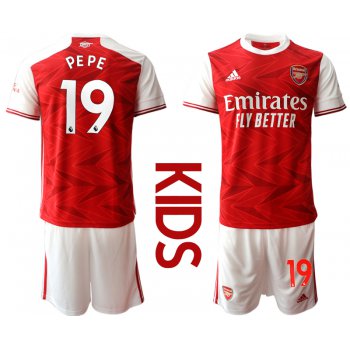 Youth 2020-2021 club Arsenal home 19 red Soccer Jerseys