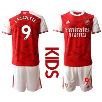 Youth 2020-2021 club Arsenal home 9 red Soccer Jerseys
