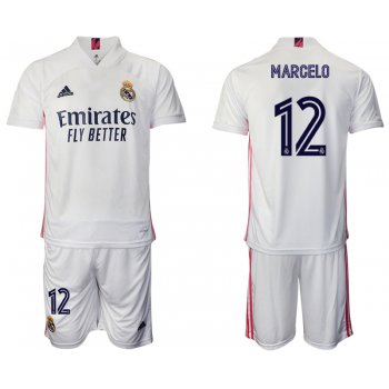 Men 2020-2021 club Real Madrid home 12 white Soccer Jerseys