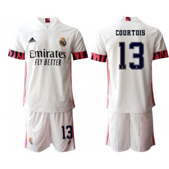 Men 2020-2021 club Real Madrid home 13 white Soccer Jerseys1