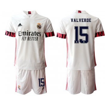 Men 2020-2021 club Real Madrid home 15 white Soccer Jerseys1