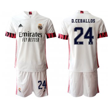 Men 2020-2021 club Real Madrid home 24 white Soccer Jerseys1