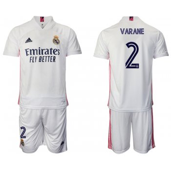 Men 2020-2021 club Real Madrid home 2 white Soccer Jerseys