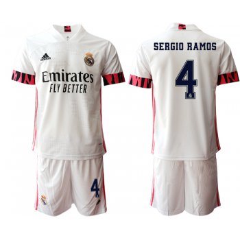 Men 2020-2021 club Real Madrid home 4 white Soccer Jerseys1