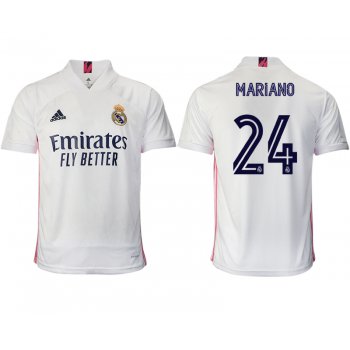 Men 2020-2021 club Real Madrid home aaa version 24 white Soccer Jerseys