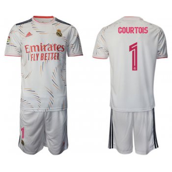 Men 2021-2022 Club Real Madrid home white 1 Adidas Soccer Jerseys