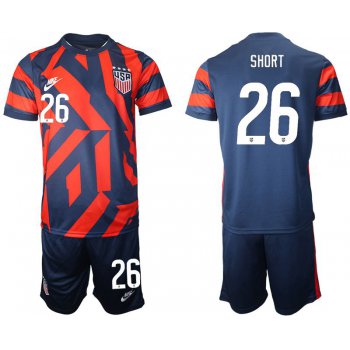Men 2020-2021 National team United States away 26 blue Nike Soccer Jersey