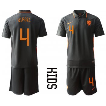 2021 European Cup Netherlands away Youth 4 soccer jerseys