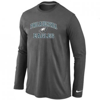 Nike Philadelphia Eagles Heart & Soul Long Sleeve T-Shirt D.Grey