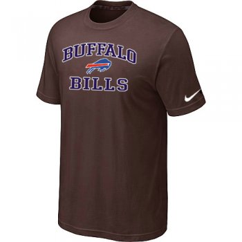 Buffalo Bills Heart & Soul Brown T-Shirt