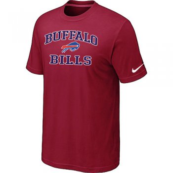 Buffalo Bills Heart & Soul Red T-Shirt