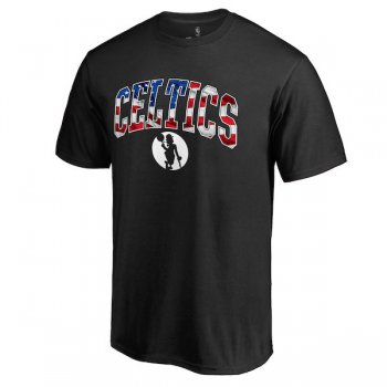 Men's Boston Celtics Black Banner Wave T-Shirt
