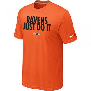 NFL Baltimore Ravens Just Do It Orange T-Shirt