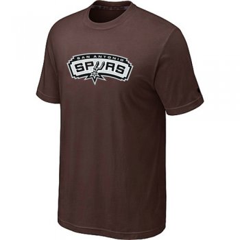 San Antonio Spurs Big & Tall Primary Logo Brown NBA T-Shirt